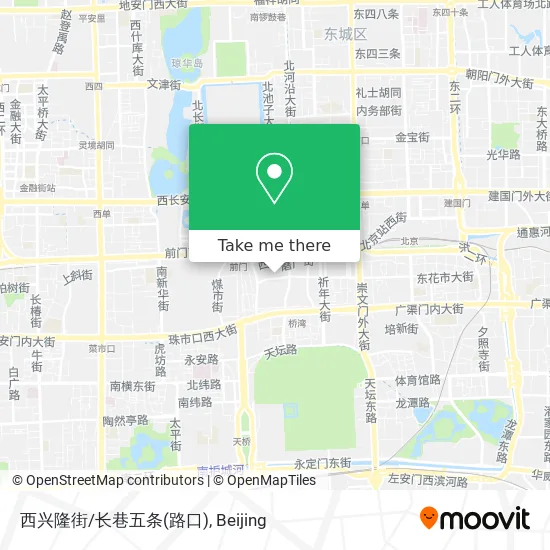 西兴隆街/长巷五条(路口) map