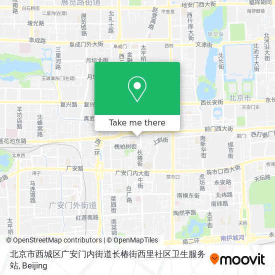 北京市西城区广安门内街道长椿街西里社区卫生服务站 map