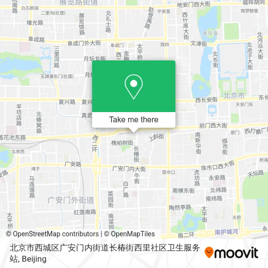 北京市西城区广安门内街道长椿街西里社区卫生服务站 map