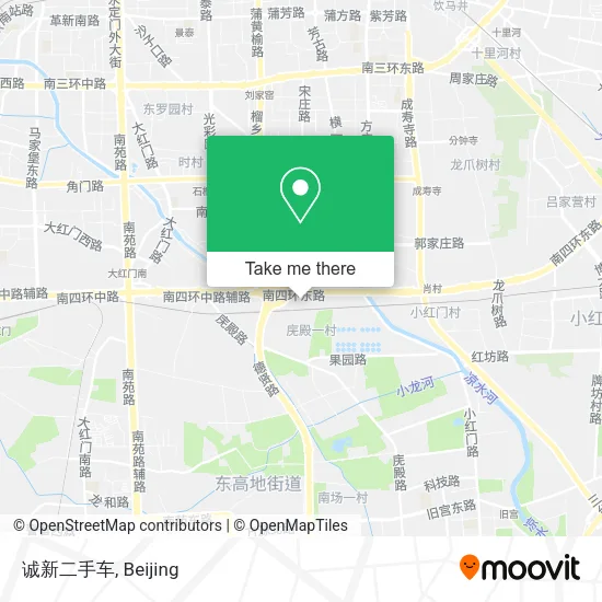 诚新二手车 map