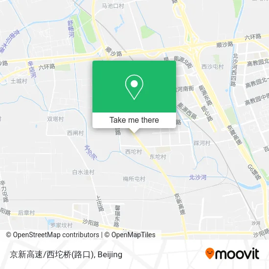 京新高速/西坨桥(路口) map