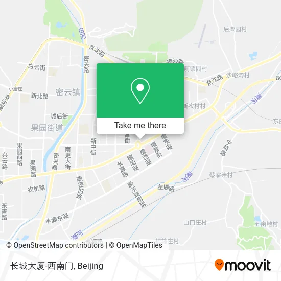 长城大厦-西南门 map