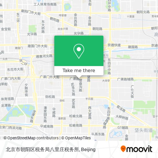 北京市朝阳区税务局八里庄税务所 map