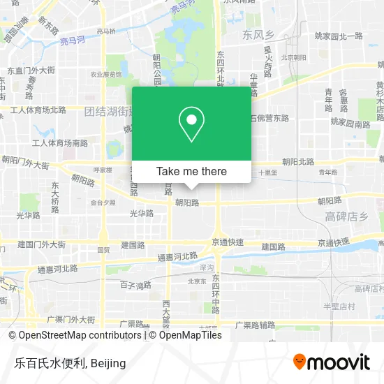 乐百氏水便利 map