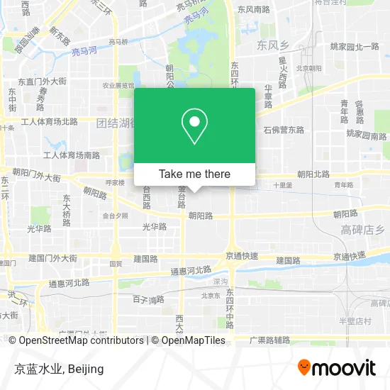 京蓝水业 map