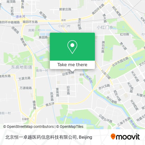 北京恒一卓越医药信息科技有限公司 map