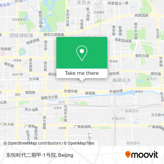 东恒时代二期甲-1号院 map
