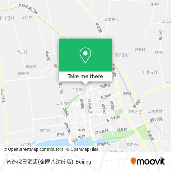 智选假日酒店(金隅八达岭店) map