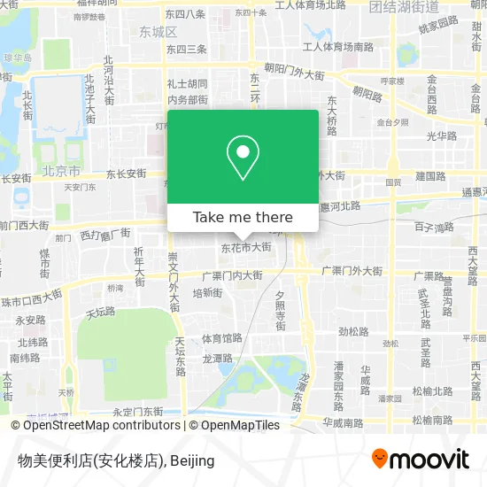物美便利店(安化楼店) map
