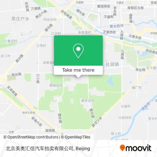 北京美奥汇信汽车拍卖有限公司 map
