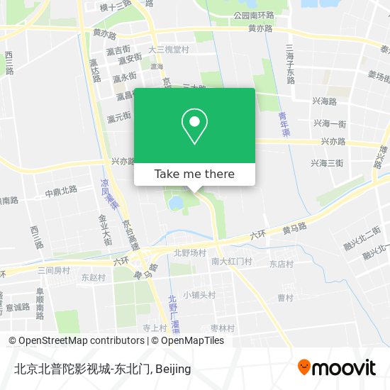 北京北普陀影视城-东北门 map