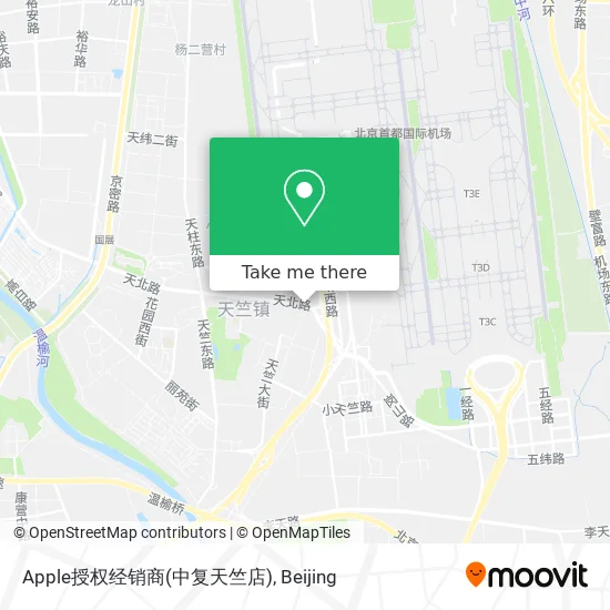 Apple授权经销商(中复天竺店) map