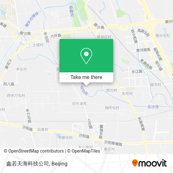 鑫若天海科技公司 map