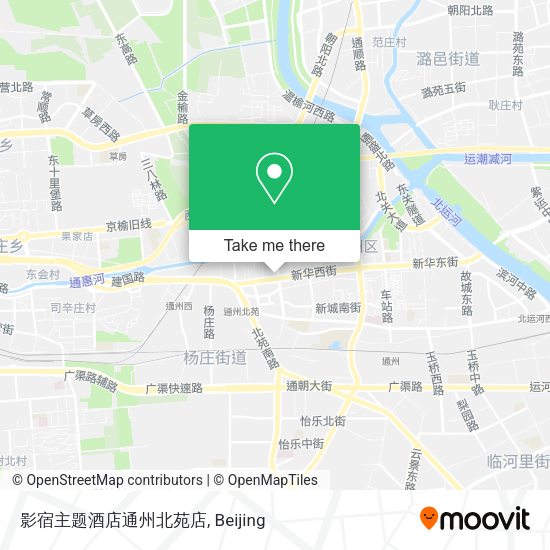 影宿主题酒店通州北苑店 map
