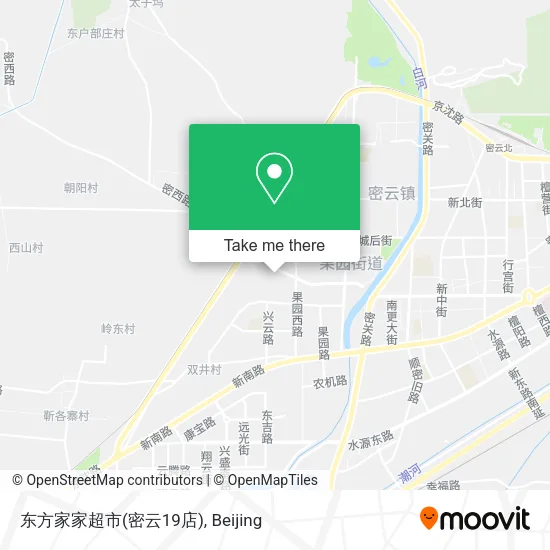 东方家家超市(密云19店) map