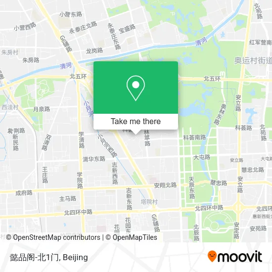 懿品阁-北1门 map