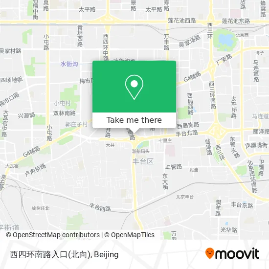 西四环南路入口(北向) map