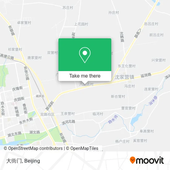 大街门 map
