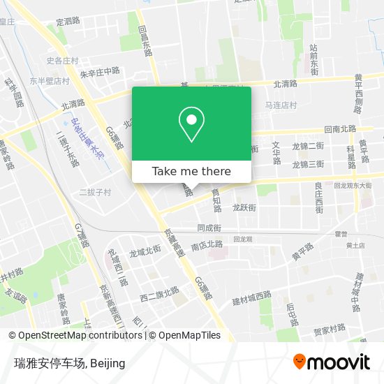 瑞雅安停车场 map