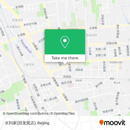 水到家(回龙观店) map