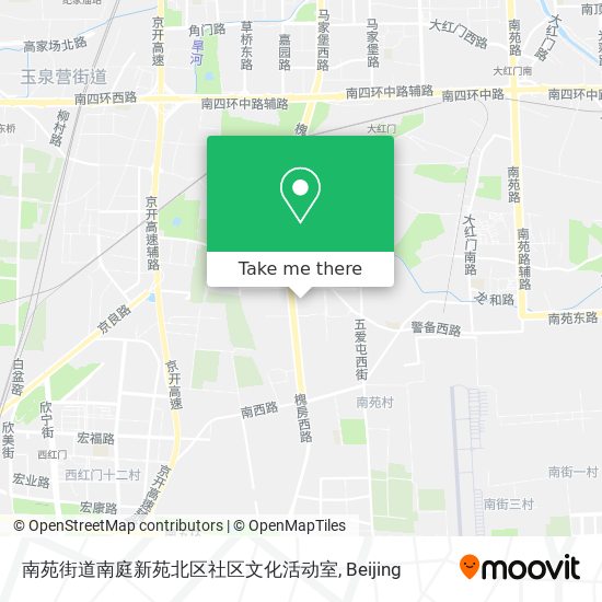 南苑街道南庭新苑北区社区文化活动室 map