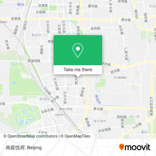 南庭悦府 map