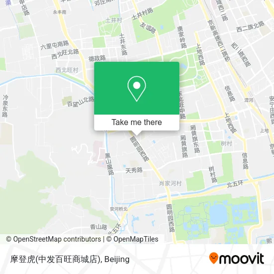 摩登虎(中发百旺商城店) map