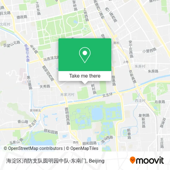 海淀区消防支队圆明园中队-东南门 map