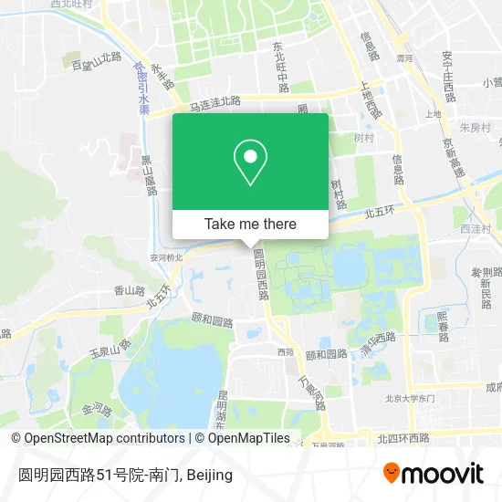 圆明园西路51号院-南门 map