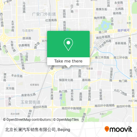 北京长澜汽车销售有限公司 map