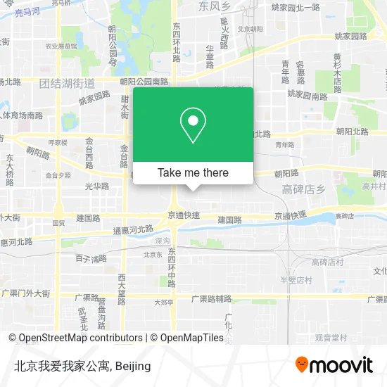北京我爱我家公寓 map