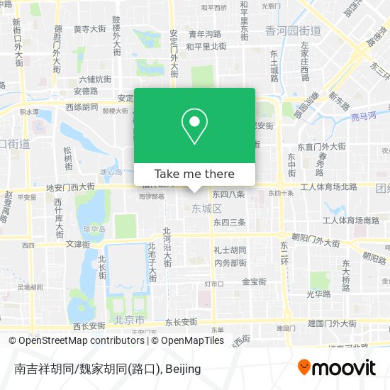 南吉祥胡同/魏家胡同(路口) map