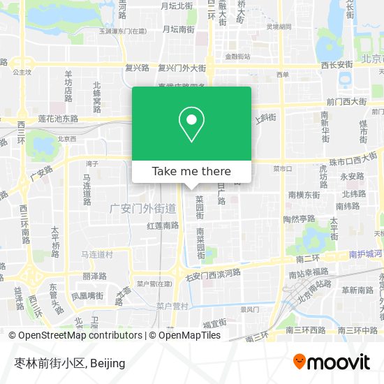 枣林前街小区 map