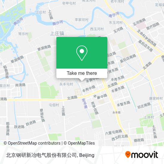 北京钢研新冶电气股份有限公司 map