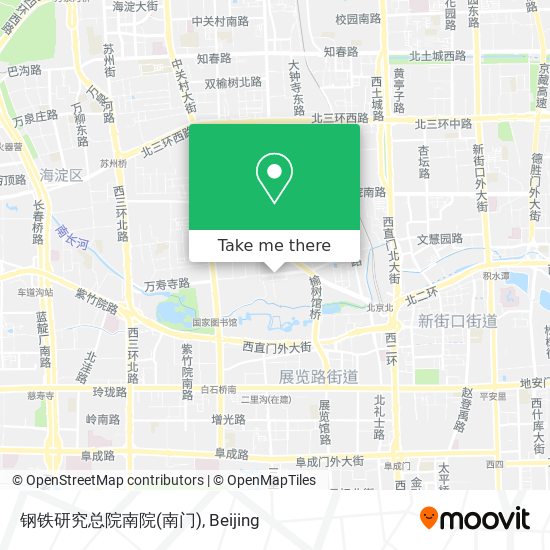 钢铁研究总院南院(南门) map
