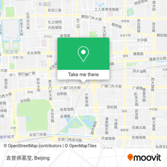 袁督师墓堂 map
