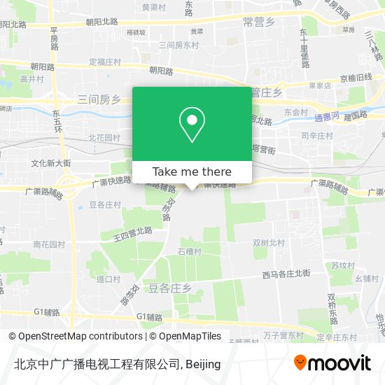 北京中广广播电视工程有限公司 map