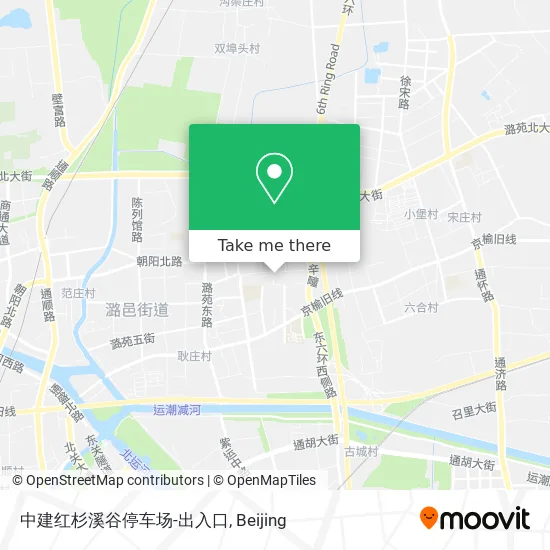中建红杉溪谷停车场-出入口 map