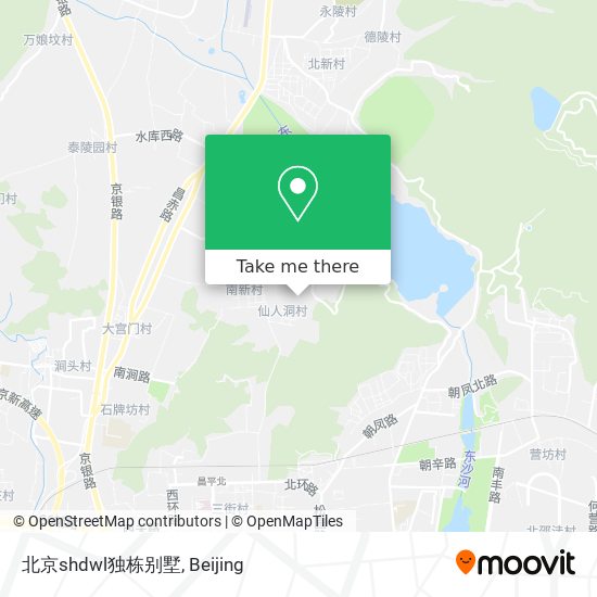北京shdwl独栋别墅 map