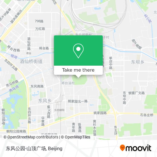 东风公园-山顶广场 map