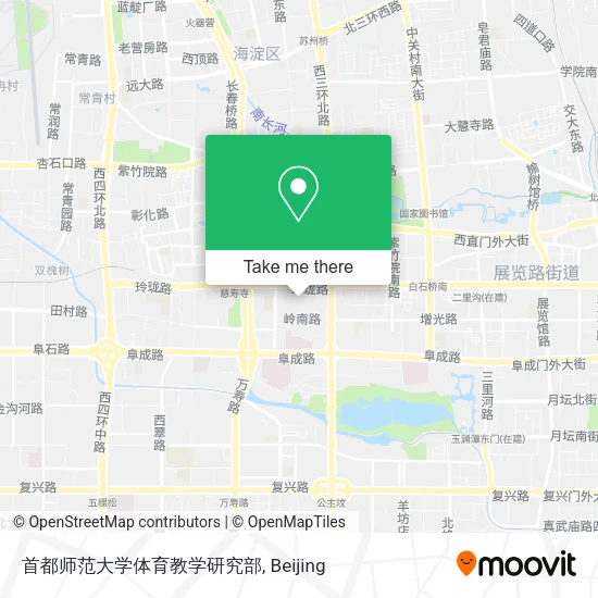 首都师范大学体育教学研究部 map
