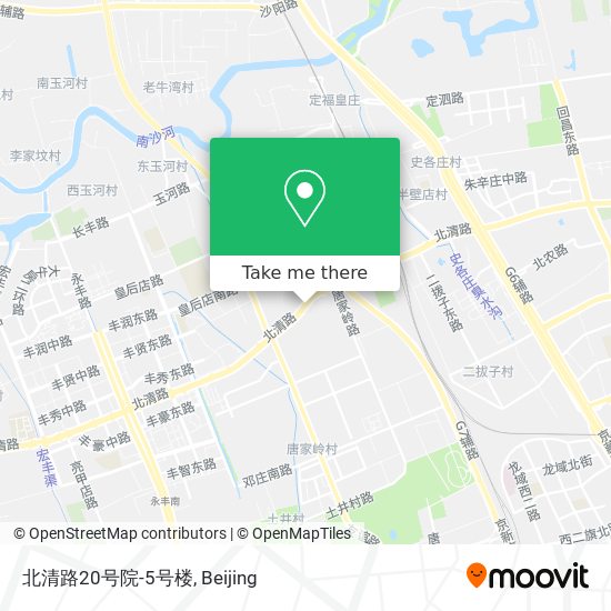 北清路20号院-5号楼 map