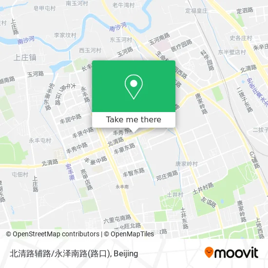 北清路辅路/永泽南路(路口) map