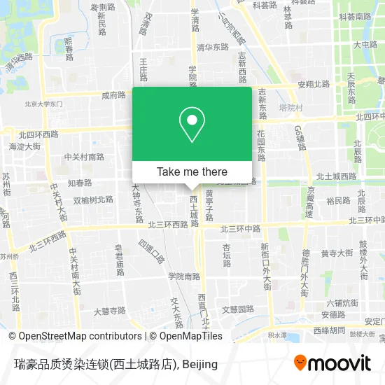 瑞豪品质烫染连锁(西土城路店) map