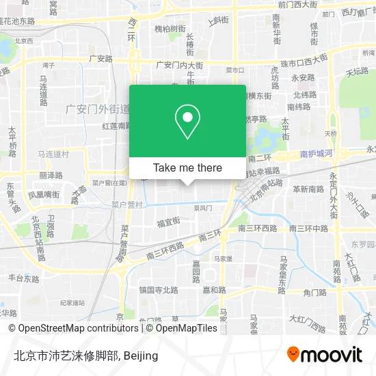 北京市沛艺涞修脚部 map