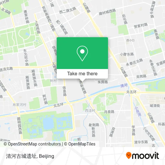 清河古城遗址 map