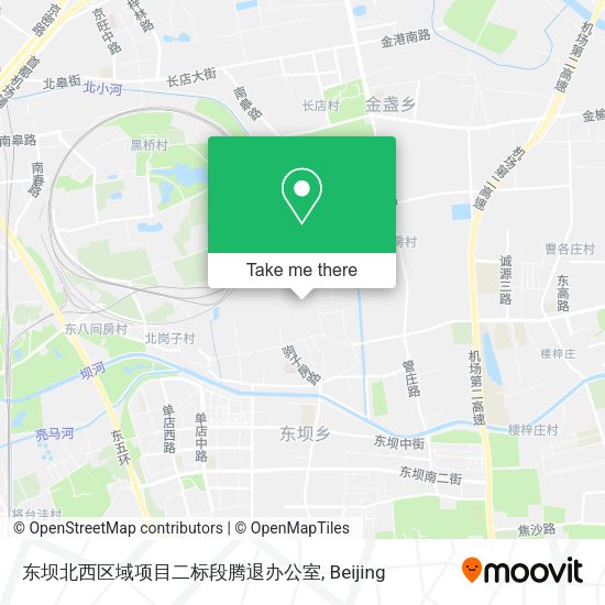 东坝北西区域项目二标段腾退办公室 map