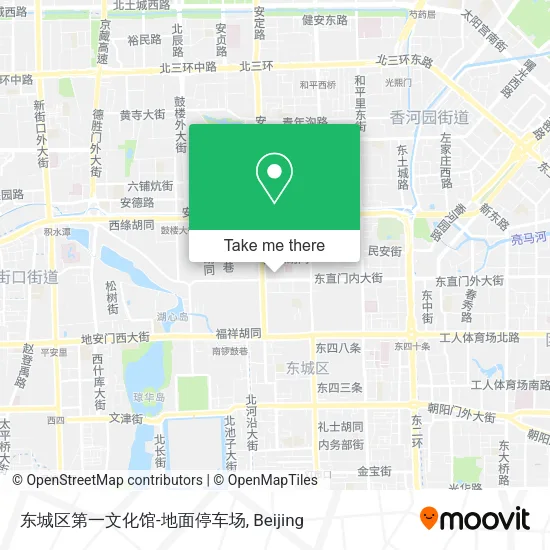 东城区第一文化馆-地面停车场 map