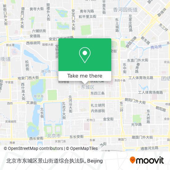 北京市东城区景山街道综合执法队 map