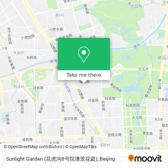 How To Get To Sunlight Garden 花虎沟8号院澳景花庭 In 奥运村街道by Bus Or Metro How To Get To Sunlight Garden 花虎沟8号院澳景花庭 In 奥运村街道by Bus Or Metro